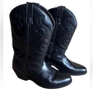 Masterson RB915 black leather western / cowboy boots Size 9.5